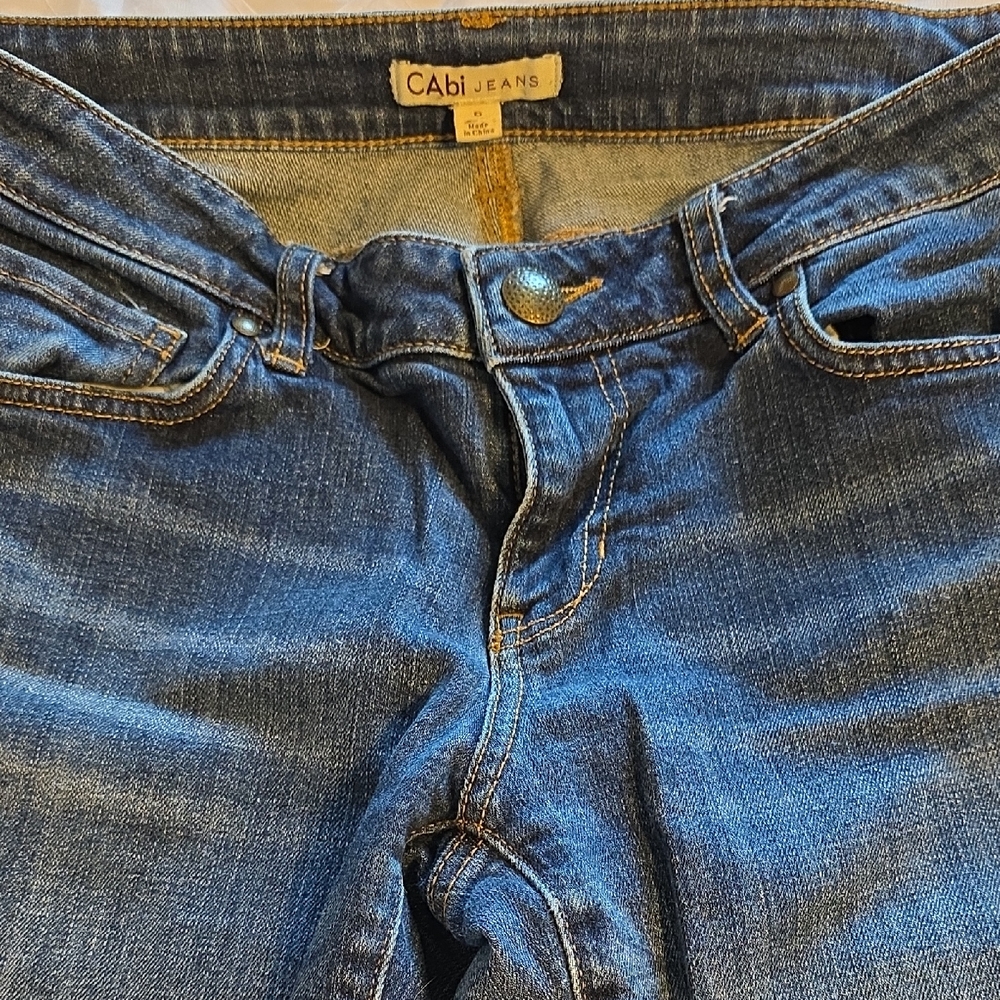 CAbi Medium Blue   High-Rise Tall Flare Women's Jeans